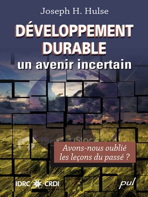 cover image of Développement durable, un avenir incertain